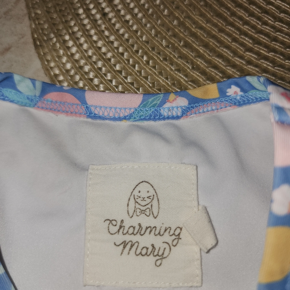 Charming Mary Rashguard Swim Set- Citrus Splash - Picture 3 of 6